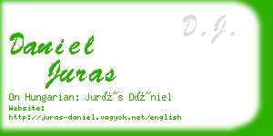 daniel juras business card